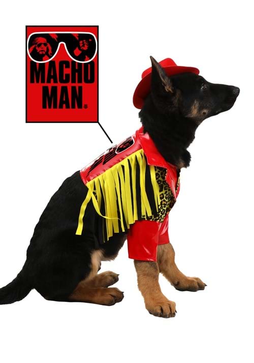 Macho Man Pet Costume for Dogs - US 9622