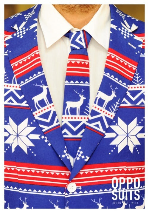 Men's OppoSuits Ugly Christmas Sweater Costume Suit - US 0675