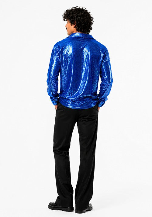 Men's Dance Fever Blue Costume - US 0771