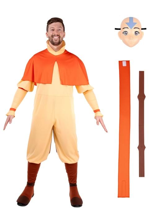 Men's Deluxe Aang Last Airbender Costume - US 2775