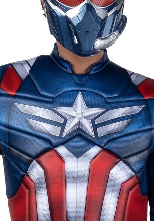 Men's Deluxe Captain America Sam Wilson Costume - US 9171
