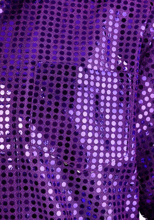 Men's Disco Inferno Purple Costume - US 8333