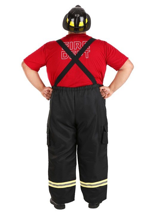 Fire Captain Plus Size Costume for Men - US 3961
