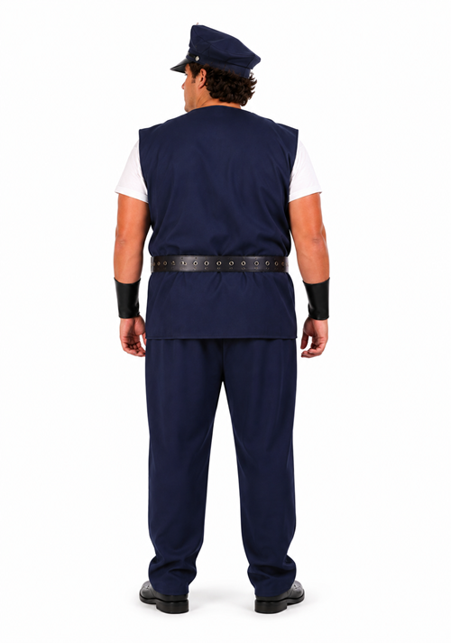 Men's Plus Size Police Costume - US 9167