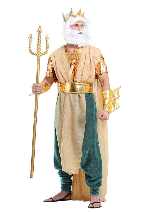 Men's Poseidon Plus Size Costume - US 6303