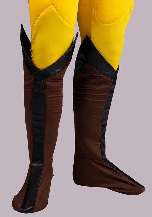 Men's Premium Marvel X-Men Brown Wolverine Costume - US 3693