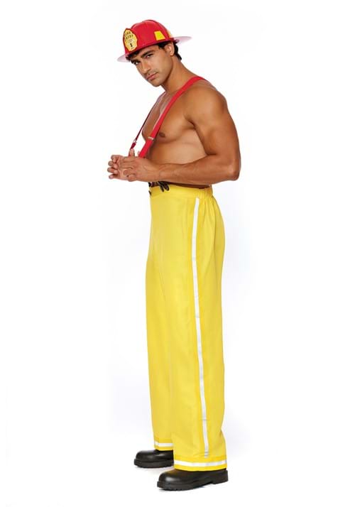 Sexy Fiery Fighter Costume for Men - US 7023