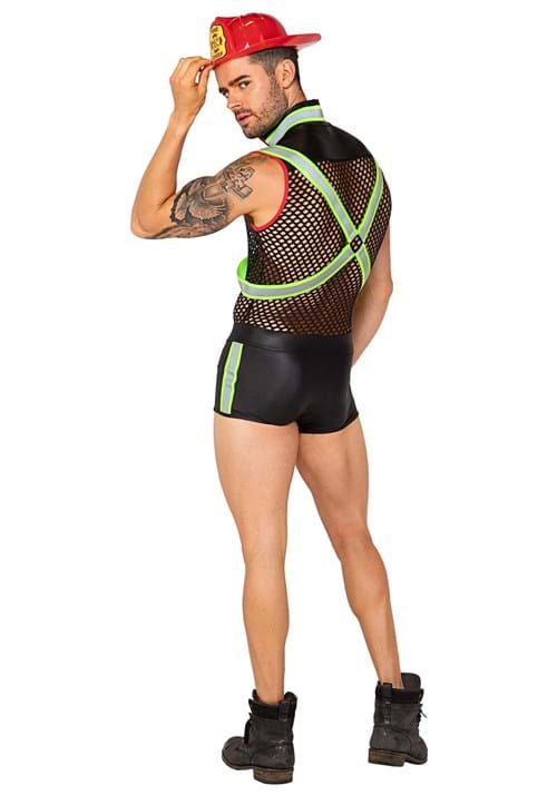 Sexy Fireman Fever Costume for Men - US 9235