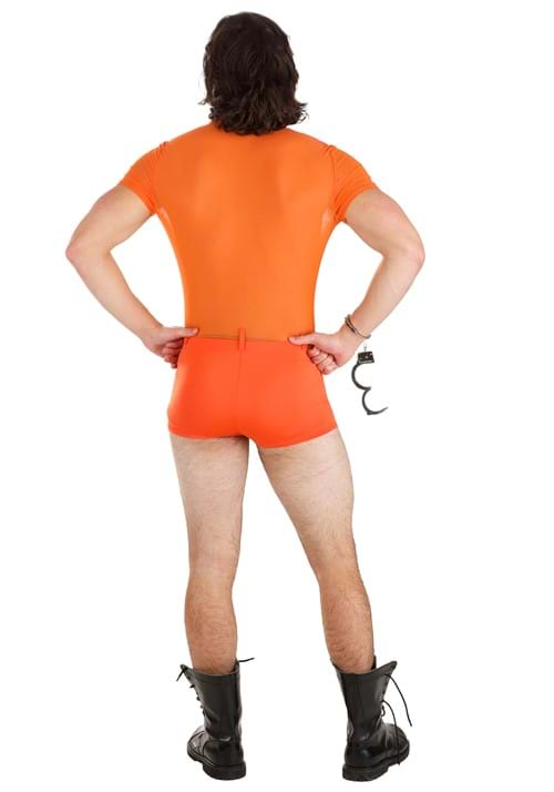 Sexy Orange Prisoner Costume for Men - US 5903