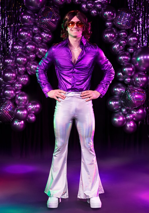 Men's Shattered Glass Disco Shirt - US 0643