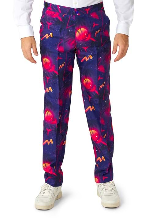 Suitmeister Retro Neon Navy Suit for Men - US 5042