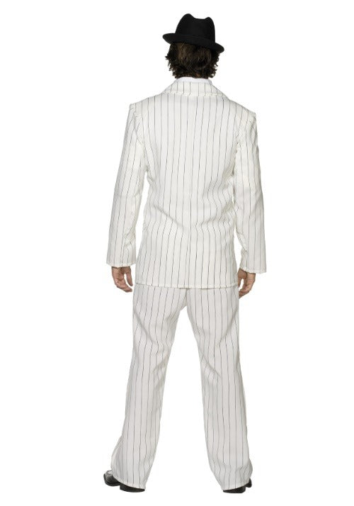 Men's White Gangster Costume - US 4275