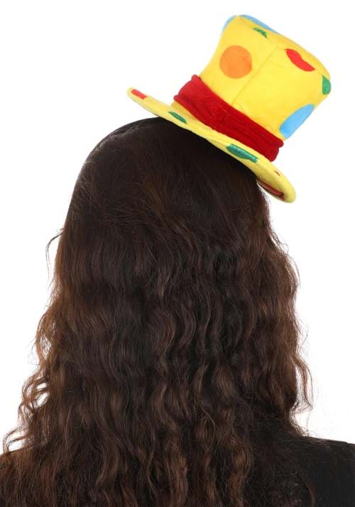 Mini Yellow Clown Top Hat for Adults - US 7315