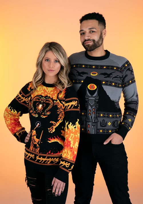 Mordor Lord of the Rings Adult Ugly Sweater - US 2784