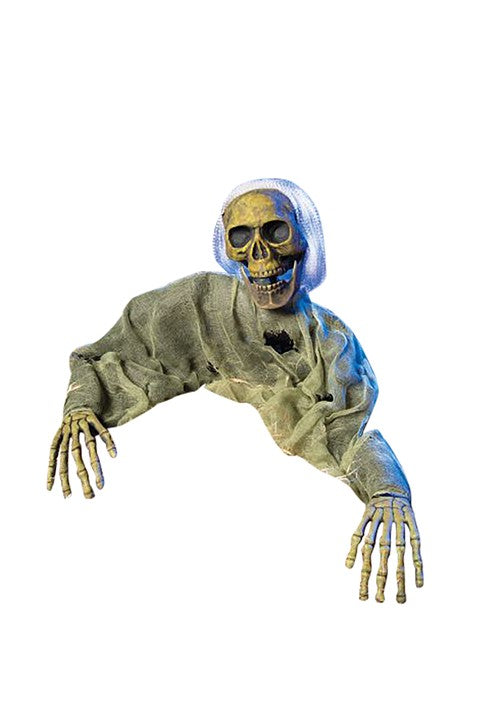 45-Inch Moss Skeleton Grave Breaker Decoration - US 8840