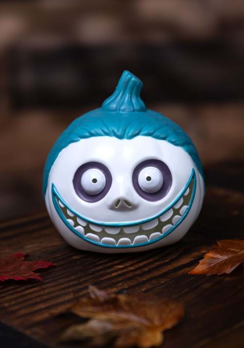6-Inch Nightmare Before Christmas Barrel Light Up Pumpkin Prop - US 4470