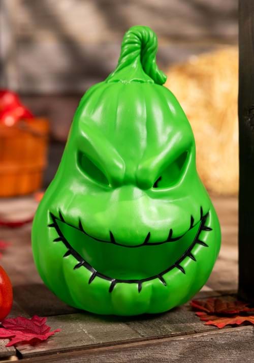 12-Inch Nightmare Before Christmas Oogie Boogie Light Up Pumpkin Decoration - US 1602