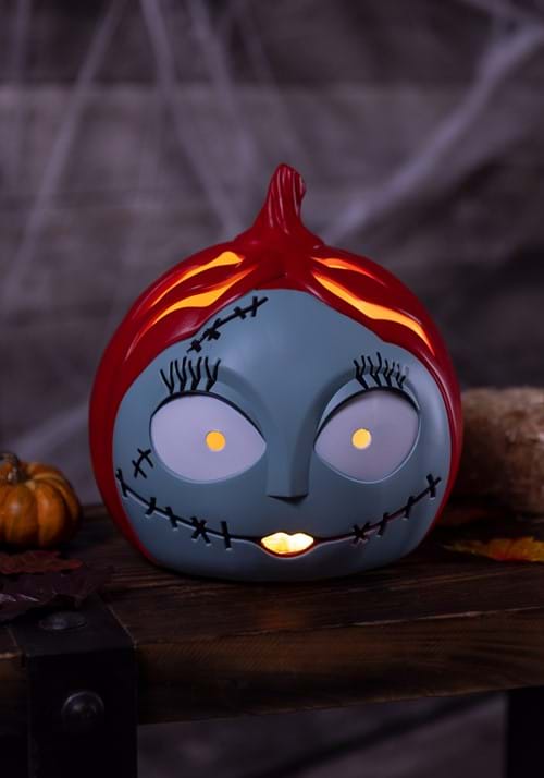 Nightmare Before Christmas Sally Light Up Pumpkin Decoration - US 3798