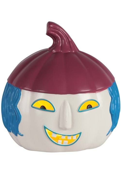6-Inch Nightmare Before Christmas Shock Light Up Pumpkin Decoration - US 2704