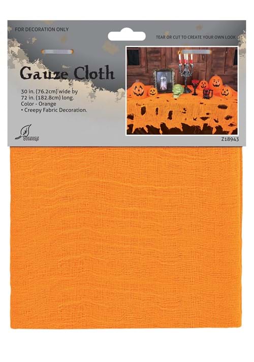 Orange Gauze Decorative Tablecloth - US 7905