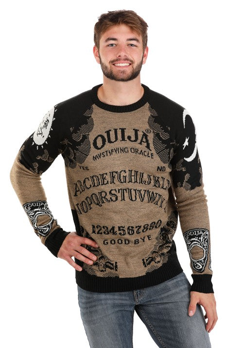Ouija Board Adult Halloween Sweater - US 7392