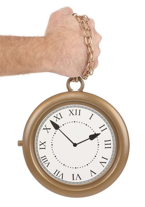Oversized Clock Costume Necklace - US 0087