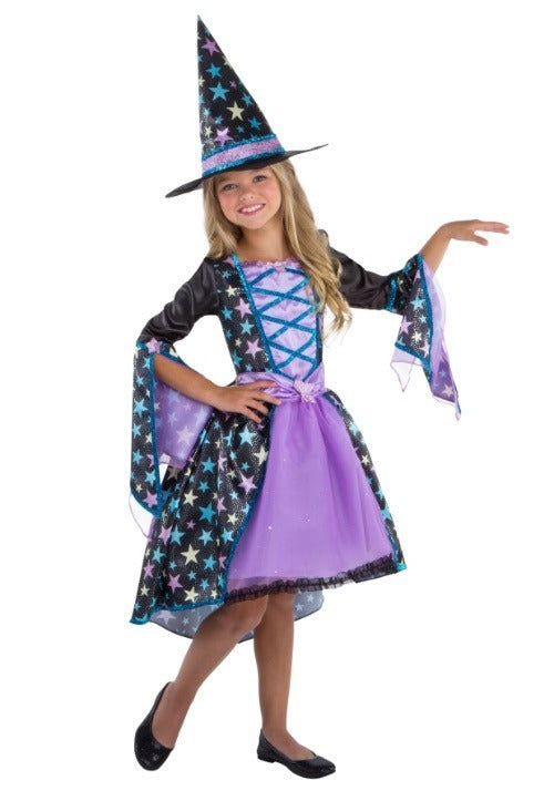 Girl's Pastel Candy Witch Costume - US 2411