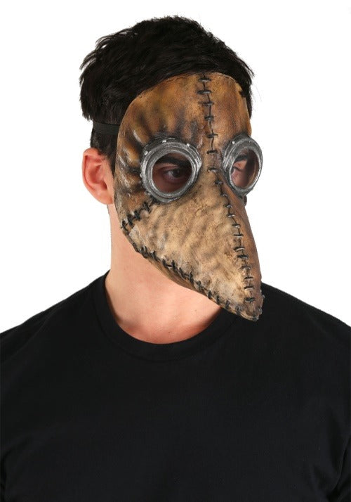 Plague Doctor Brown Mask for Adults - US 6044