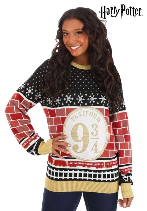 Platform 9 3/4 Harry Potter Christmas Sweater for Adults - US 2518