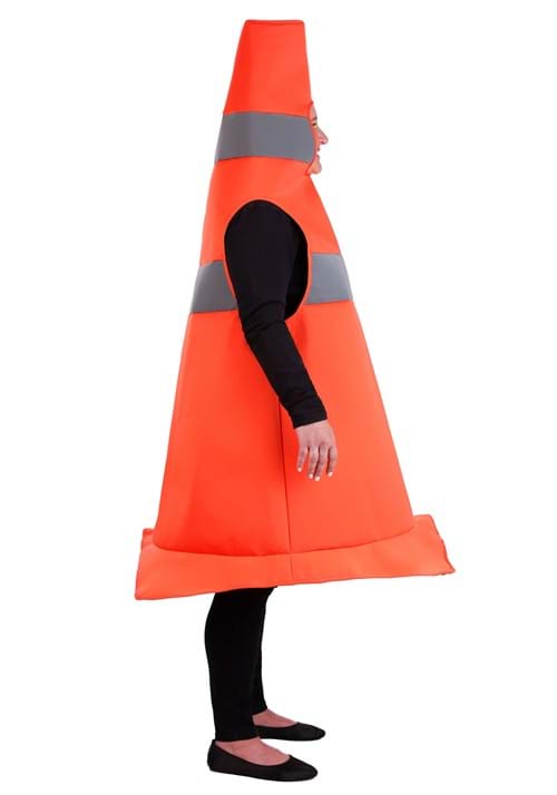 Plus Size Traffic Cone Costume for Adults - US 9049