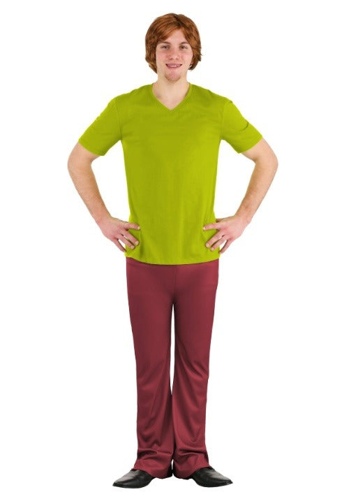 Plus Size Retro Scooby Doo Men's Shaggy Costume - US 8936