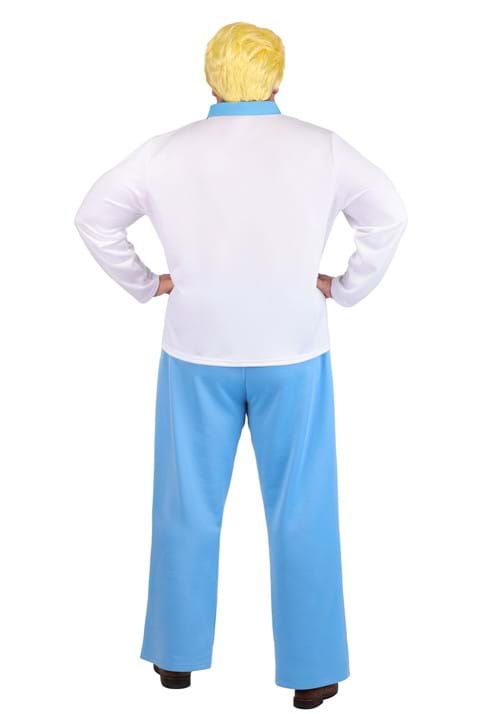 Plus Size Deluxe Scooby Doo Fred Costume for Men - US 1443