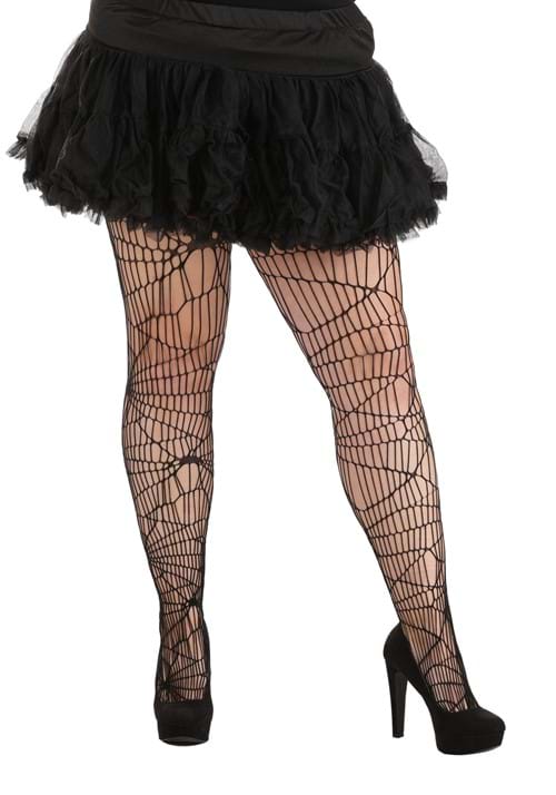 Plus Size Deluxe Spiderweb Tights for Women - US 0661