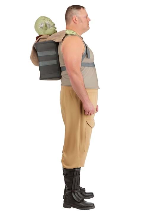 Plus Size Deluxe Star Wars Luke Skywalker with Yoda Costume for Men - US 0010