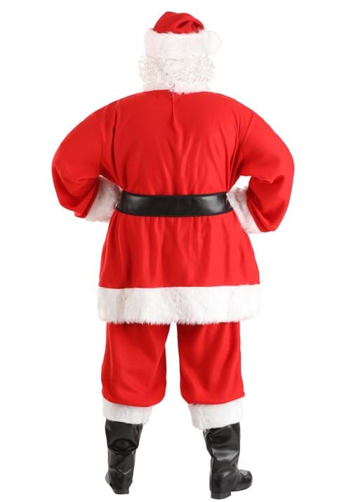 Plus Size Holiday Santa Claus Costume for Men - US 3062
