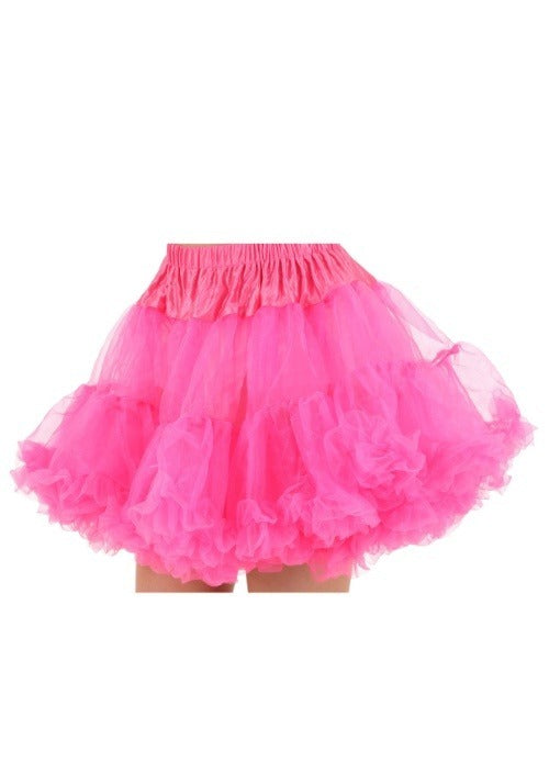 Plus Size Hot Pink Costume Petticoat for Adults - US 3113