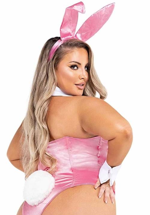Plus Size Pink Playboy Bunny Sexy Women's Costume - US 7627