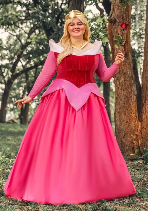 Women's Plus Size Premium Disney Aurora Sleeping Beauty Costume - US 7385