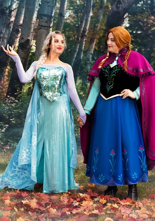 Women's Plus Size Premium Disney Frozen Elsa Costume - US 2763