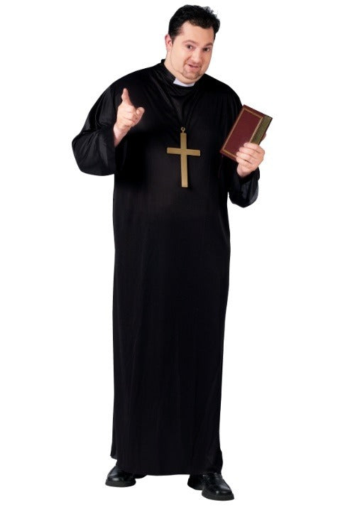 Men's Plus Size Priest Costume - US 0558