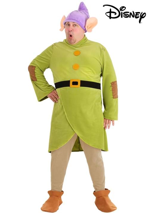 Dopey Costume for Plus Size Adults from Disney's Snow White - US 3526