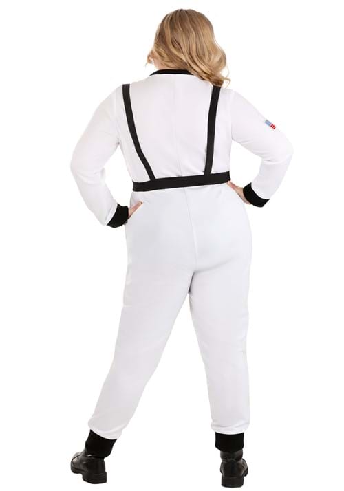 Women's Plus Size White Astronaut Costume - US 0158