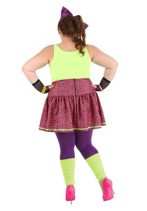Women's Plus Size 80s Rad Costume - US 9365