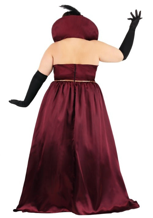 Plus Size Bearded Lady Circus Costume for Women - US 2445