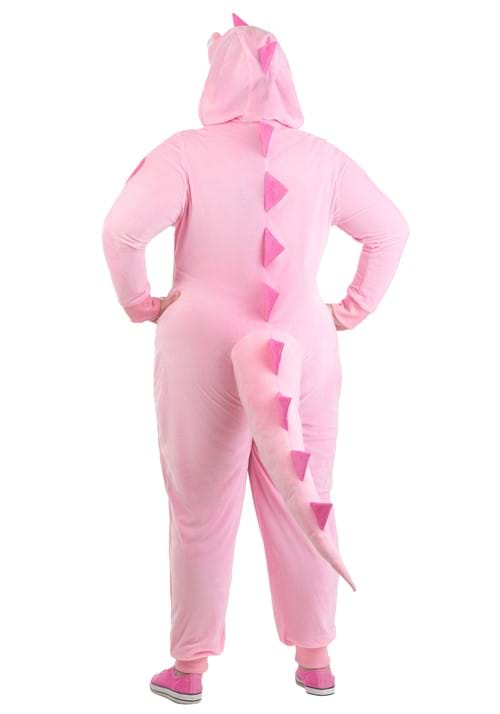 Plus Size Pink Dinosaur Onesie Costume for Women - US 8643