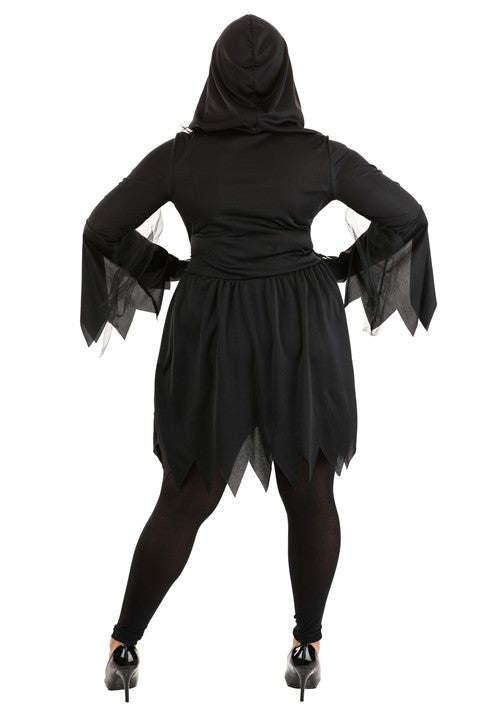 Plus Sized Women's Death Costume Dress - US 5944