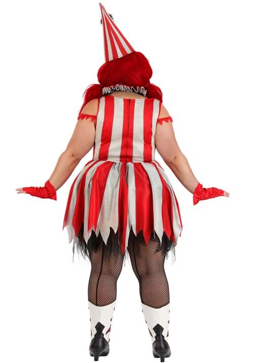 Plus Size Sinister Circus Clown Costume for Women - US 2033