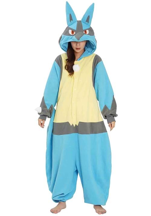 Pokemon Lucario Kigurumi Costume for Adults - US 7638