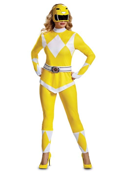Women's Power Rangers Yellow Ranger Costume - US 4863