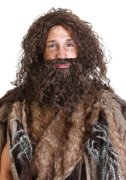 Costume Prehistoric Caveman Beard and Wig - US 8185